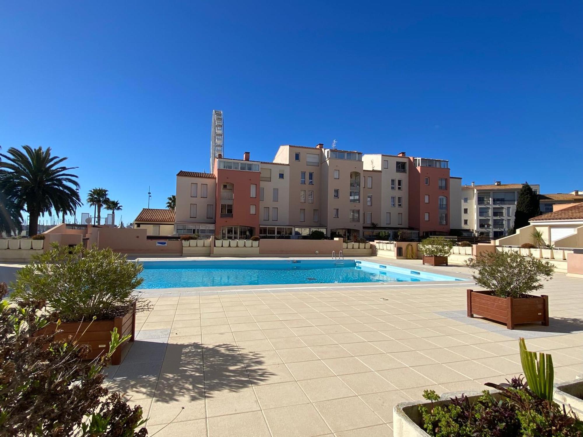 Studio Centre Port Avec Piscine Residence Port Richelieu Agde Exterior foto